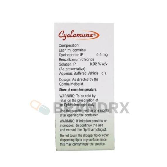 Cyclomune Eye Drops 0.05% Sun Pharmaceuticals Industries