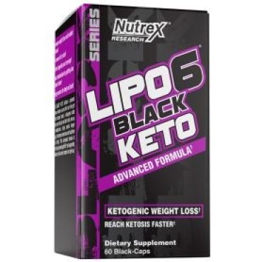Nutrex - LIPO-6 BLACK KETO 60 caps Nutrex